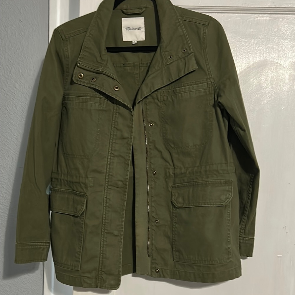 Madewell Khaki Green Utility Jacket